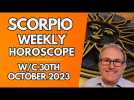 Scorpio Horoscope Weekly Astrology from 30th October 2023