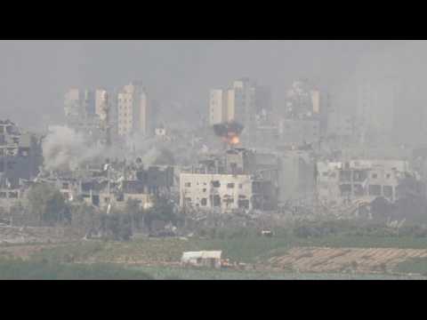 Israeli airstrikes on northern Gaza Strip