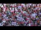 Thousands demonstrate in London calling for end to war in Gaza