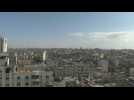 Gaza City skyline as Israeli army says over 600 targets hit in 24 hours