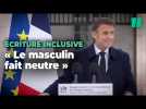 Macron s'est positionné sur l'écriture inclusive
