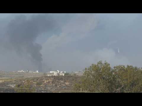 Smoke over northern Gaza as Israel's Netanyahu rules out ceasefire