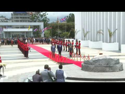 King Charles III lays wreath at Tomb of the Unknown Warrior in Nairobi