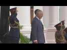 King Charles III arrives at Kenya State House