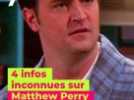 4 infos que vous ne saviez pas sur Matthew Perry
