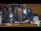 Guerre Israël-Hamas : l'ambassadeur Israélien accroche l'étoile jaune à l'ONU