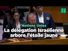 Guerre Israël-Hamas : au Conseil de sécurité, l'ambassadeur israélien arbore une étoile jaune