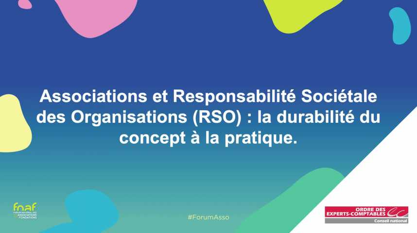 Illustration pour la vidéo Associations et Responsabilité Sociétale des Organisations (RSO) : la durabilité du concept à la pratique.