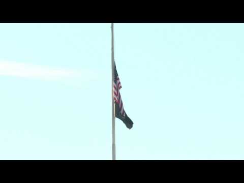 US flag lowered to half-mast at White House after deadly Maine shooting