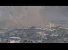 Smoke billows from Rafah skyline after Israeli strikes