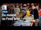 Lille : la foule au Food broc
