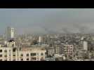 Smoke billows over northern Gaza after multiple air strikes