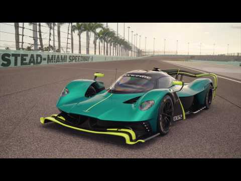 Aston Martin Valkyrie Design Preview in Miami