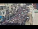 Jordanians rally in Amman in solidarity with Palestinians