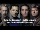 Le prix Goncourt révèle le nom des quatre finalistes 2023