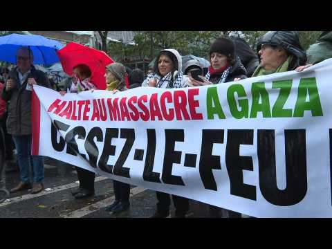 Paris protesters demand 'immediate ceasefire' in Gaza