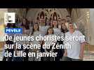 De jeunes choristes de la Pévele seront sur la scène du Zénith de Lille en janvier