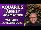 Aquarius Horoscope Weekly Astrology from 20th November 2023