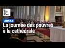 Arras: la journée des pauvres à la cathédrale