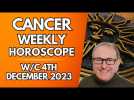 Cancer Horoscope Weekly Astrology from 4th December 2023