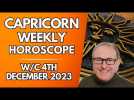 Capricorn Horoscope Weekly Astrology from 4th December 2023