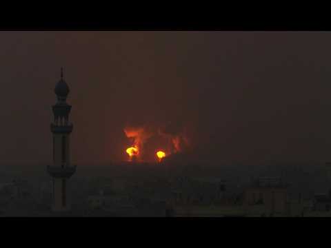 Israeli strike hits Khan Yunis in southern Gaza