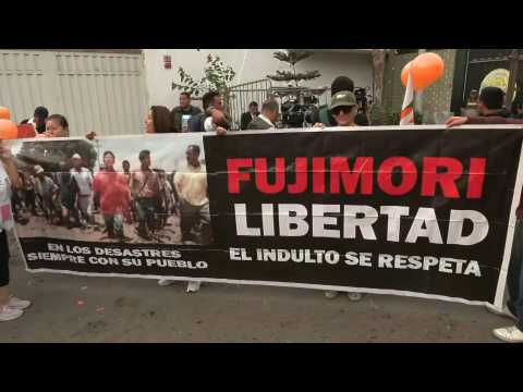 Peru: supporters of Fujimori outside prison as court orders release