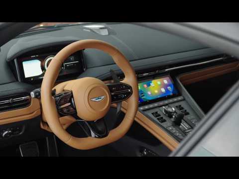 Aston Martin DB12 Interior Design in Dynamic Hyper Red
