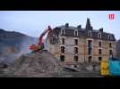 Aveyron : l'Hôtel des Célibataires de Viviez, symbole de l'épopée industrielle du bassin Decazevillois, en cours de démolition