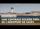 Visite de la centrale solaire de l'aéroport de Vatry