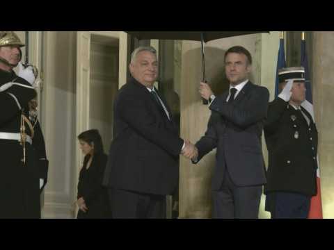 EU Summit: Macron hosts Hungary's Orban in bid to break Ukraine deadlock