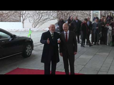 Scholz welcomes Lula at the German Chancellery