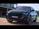 The new Audi Q8 TDI Design Preview in Goodwood Green