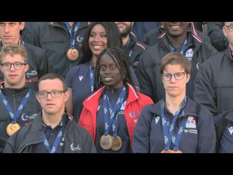 Virtus Global Games medallists received at the Elysee Palace
