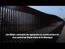 Joe Biden contraint de reprendre la construction du mur entre les Etats-Unis et le Mexique