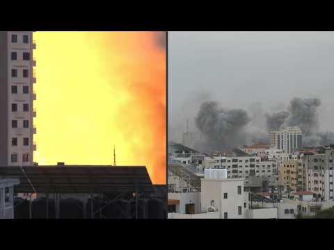 Multiple Israeli strikes struck Gaza