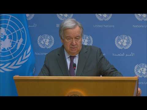 UN chief says 'deeply distressed' by Israeli siege of Gaza