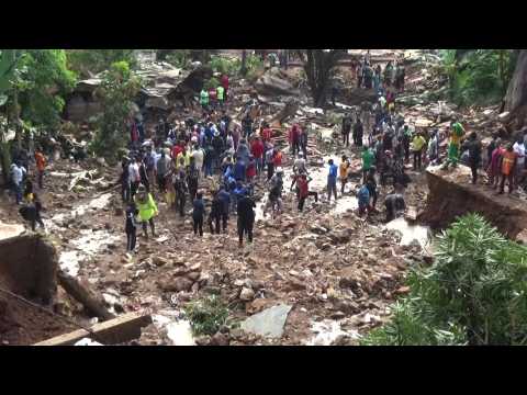 Cameroon: site of the landslide in Yaoundé that killed at least 27 people