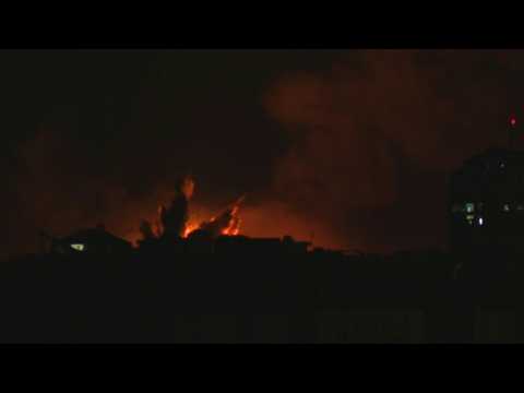 Gaza hit by Israeli strikes