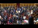 French Senate holds minute's silence for victims of Hamas in Israel