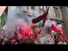 Des centaines de personnes manifestent pour un cessez-le-feu entre Israël et la Palestine à Bruxelles