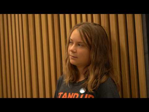 Greta Thunberg arrives in Malmo court as she is fined for disobeying police