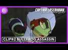 Captain Laserhawk: A Blood Dragon Remix |  Bullfrog Assassin  | Official Clip|  Netflix