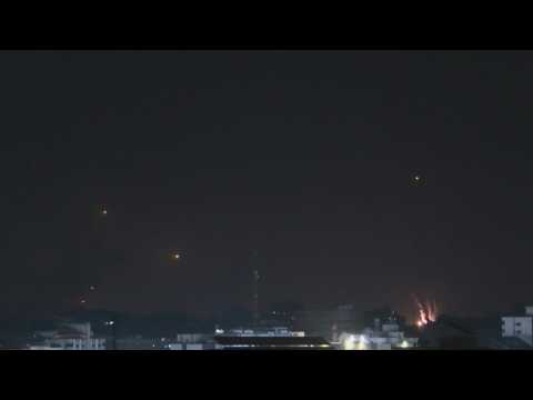 Rockets launched from Gaza intercepted by Israel's Iron Dome