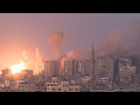 Israeli strikes pummel Gaza for 6th day