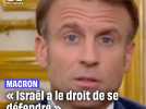 « Le Hamas est un mouvement terroriste » tranche Macron #shorts