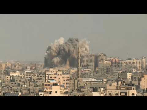 Israeli air strikes rock Gaza for sixth day