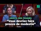 Attaquée par Panot sur les droits des femmes, Le Pen la renvoie à ses « amitiés »  avec le Hamas