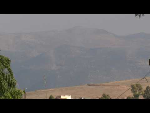 Smoke rises, shelling sounds on Lebanon-Israel border