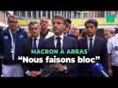 Emmanuel Macron à Arras après l'attaque au couteau : « Nous faisons bloc et nous tenons debout»